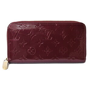Louis Vuitton Vernis Patent Rouge Fauvist Wallet Round Zipper